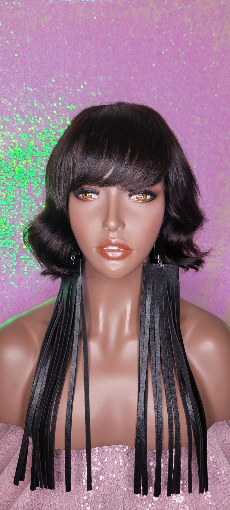 Short Loose Wave Bob Human Hair Brazilian Remy Short Hair Bob Style Full Cap Wig Natural Hairstyle Wig - Beauty Blessing Wigs & Hair Extensions Boutique