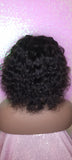 Head band Wig Short Bob Water Wave Brazilian Remy 100% Human Hair Natural Hair Half Wig Hair Wrap Headband Wig Affordable - Beauty Blessing Wigs & Hair Extensions Boutique