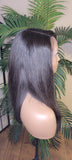 Straight Wig Human Hair Brazilian Remy Lace Front Glueless Wig Straight Layered Hair Wig - Beauty Blessing Wigs & Hair Extensions Boutique
