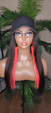 Wig Baseball Cap Brazilian Remy 100% Human Hair Straight Hair Wig Hat Black Cap Wig Soft Luxurious Hair - Beauty Blessing Wigs & Hair Extensions Boutique