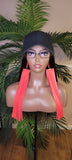 Wig Baseball Cap Brazilian Remy 100% Human Hair Straight Hair Wig Hat Black Cap Wig Soft Luxurious Hair - Beauty Blessing Wigs & Hair Extensions Boutique