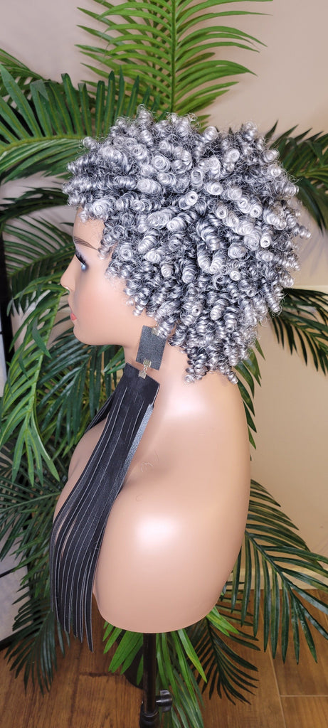 Afro Coily Kinky Twist Natural Pixie Short Afro Natural Hairstyle Wig - Beauty Blessing Wigs & Hair Extensions Boutique