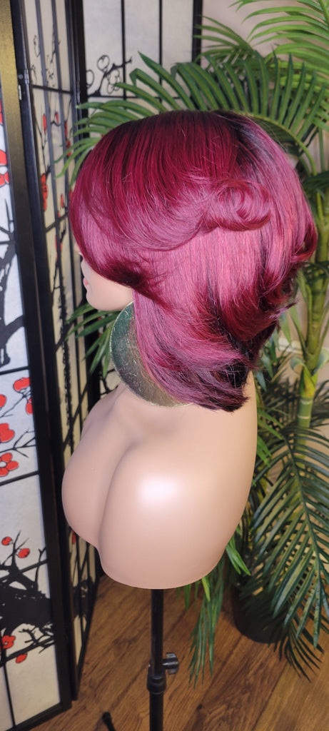 Glueless Lace Front Wig BOB Brazilian Remy Human Hair Lace Wig - Beauty Blessing Wigs & Hair Extensions Boutique