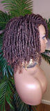 Kinky Twist Dreadlocks Locs Lace Wig  Natural Style Locks Hair Lace Part Sisterlocks Natural Hairstyle Wig - Beauty Blessings LLC