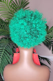 Color Afro Puff Ponytail Afro Curly Kinky Hair Piece Natural Afro Hair Drawstring Ponytail - Beauty Blessings LLC