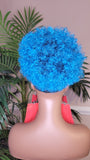 Color Afro Puff Ponytail Afro Curly Kinky Hair Piece Natural Afro Hair Drawstring Ponytail - Beauty Blessings LLC