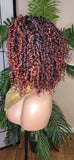 Spring Twist Curl Glueless Lace Front Wig Natural Kinky Twist Lace Wig Trendy Twist Wig - Beauty Blessings LLC