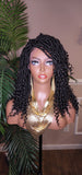 Butterfly Locs Faux Locs Wig Curly Loc Hairstyle Wig  Kinky Hair Natural Hair Dreadlock Glueless Lace Front Wig - Beauty Blessings LLC
