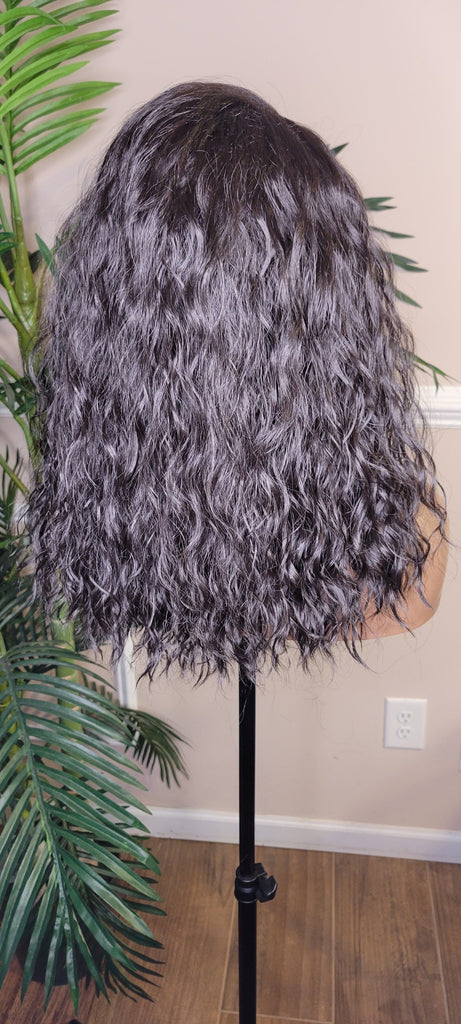 Loose Water Wave Hair Glueless Lace Front Wig Lace Part with Natural Hairline and Baby Hair Wavy Hairstyle Lace Wig - Beauty Blessings LLC