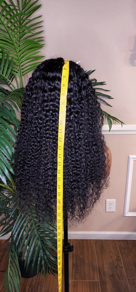 Raw Curly Brazilian Remy Human Hair Headband Wig Deep Wave Long Hair Natural Hair Half Wig Trendy Headband Wig Sexy Girl Hair Wig - Beauty Blessings LLC