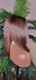 Straight Bob Hairstyle Glueless Lace Front Wig with Natural Baby Hairs HD Lace Hair Wig - Beauty Blessings LLC