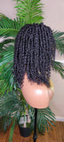 Spring Twist Kinky Twist Hairstyle Curly Glueless Lace Front Wig - Beauty Blessings LLC