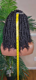 Spring Twist Kinky Twist Hairstyle Curly Glueless Lace Front Wig - Beauty Blessings LLC