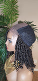 Spring Twist Passion Twist Kinky Twist Lace Wig Braid Hair Lace Front Wig Flexible Parting Bob Lace Wig Layered African Twist Short Hair Glueless Wig - Beauty Blessing Wigs & Hair Extensions Boutique