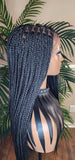 Box Braids HD Lace Gluless Lace Front Wig Braided Flexible Lace Wig - Beauty Blessings LLC