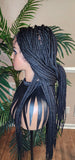 Box Braids HD Lace Gluless Lace Front Wig Braided Flexible Lace Wig - Beauty Blessings LLC