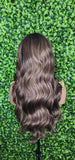 Loose Curl Long Hair Swoop Bang Hair Layered Curls Full Cap Wig Fashion Hairstyle Glueless Wig - Beauty Blessings LLC