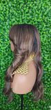 Loose Curl Long Hair Swoop Bang Hair Layered Curls Full Cap Wig Fashion Hairstyle Glueless Wig - Beauty Blessings LLC