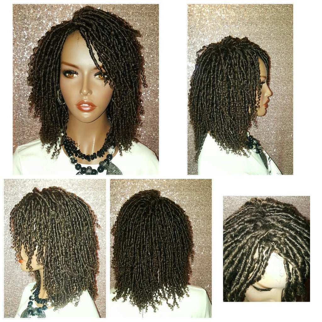Soft Kinky Twist Locs Natural Style Full Cap Premium Fiber Hair  Wig - Beauty Blessing Wigs & Hair Extensions Boutique