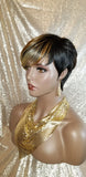 Short Cut Feather Style Full Cap Premium Fiber Wig - Beauty Blessing Wigs & Hair Extensions Boutique