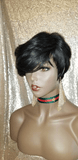 Short Cut Feather Style Full Cap Premium Fiber Wig - Beauty Blessing Wigs & Hair Extensions Boutique