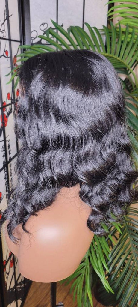 Loose Wave Hair Deep Wave Lace Part Glueless Wig Pre Cut Lace Wig Yaki Texture Hair Wavy Wig - Beauty Blessings LLC