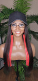 Wig Baseball Cap Brazilian Remy 100% Human Hair Straight Hair Wig Hat Black Cap Wig Soft Luxurious Hair - Beauty Blessing Wigs & Hair Extensions Boutique