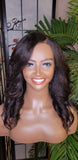 Itailan Yaki Brazilian Remy Human Hair Yaki Kinky Straight Lace Front Hair Wig 13X6 Deep Lace Part Wig - Beauty Blessing Wigs & Hair Extensions Boutique