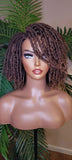 Kinky Twist Dreadlocks Locs Lace Wig  Natural Style Locks Hair Lace Part Sisterlocks Natural Hairstyle Wig - Beauty Blessings LLC