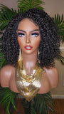 Spring Twist Curl Glueless Lace Front Wig Natural Kinky Twist Lace Wig Trendy Natural Twist Wig - Beauty Blessings LLC