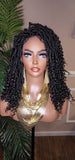 Butterfly Locs Faux Locs Wig Curly Loc Hairstyle Wig  Kinky Hair Natural Hair Dreadlock Glueless Lace Front Wig