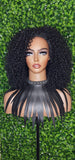 Big Curl Half Wig Bouncy Spiral Curl Natural Coil Hair Wig Afro Kinky Wig Big Hair Half Wig - Beauty Blessings LLC