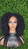 Big Curl Half Wig Bouncy Spiral Curl Natural Coil Hair Wig Afro Kinky Wig Big Hair Half Wig - Beauty Blessings LLC