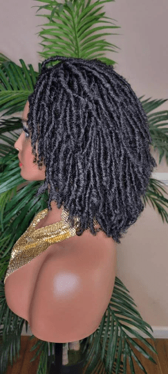 Headband Wig Dreadlocks Afro Kinky Short Dreads Natural Style Sisterlocks Natural Hairstyle Headband Wig - Beauty Blessings LLC