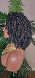 Headband Wig Dreadlocks Afro Kinky Short Dreads Natural Style Sisterlocks Natural Hairstyle Headband Wig - Beauty Blessings LLC