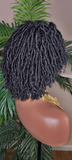 Headband Wig Dreadlocks Afro Kinky Short Dreads Natural Style Sisterlocks Natural Hairstyle Headband Wig - Beauty Blessings LLC
