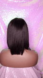 Straight Hair Short Bob Bang Peruvian Remy Glueless 100% Human Hair Wig Bob Hair China Bang Wig - Beauty Blessings LLC