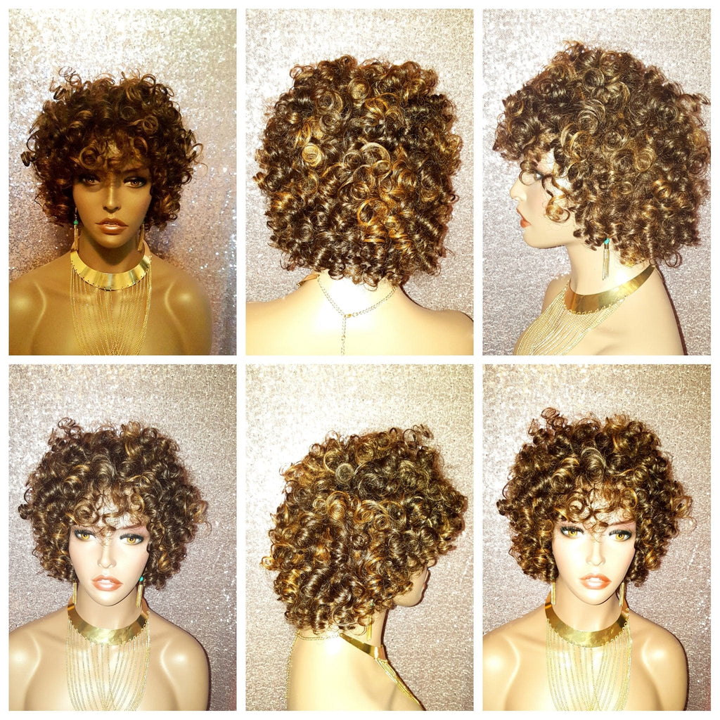 Body Curl Mink Brazilian Remy 100%Human Hair Full Cap Wig - Beauty Blessing Wigs & Hair Extensions Boutique