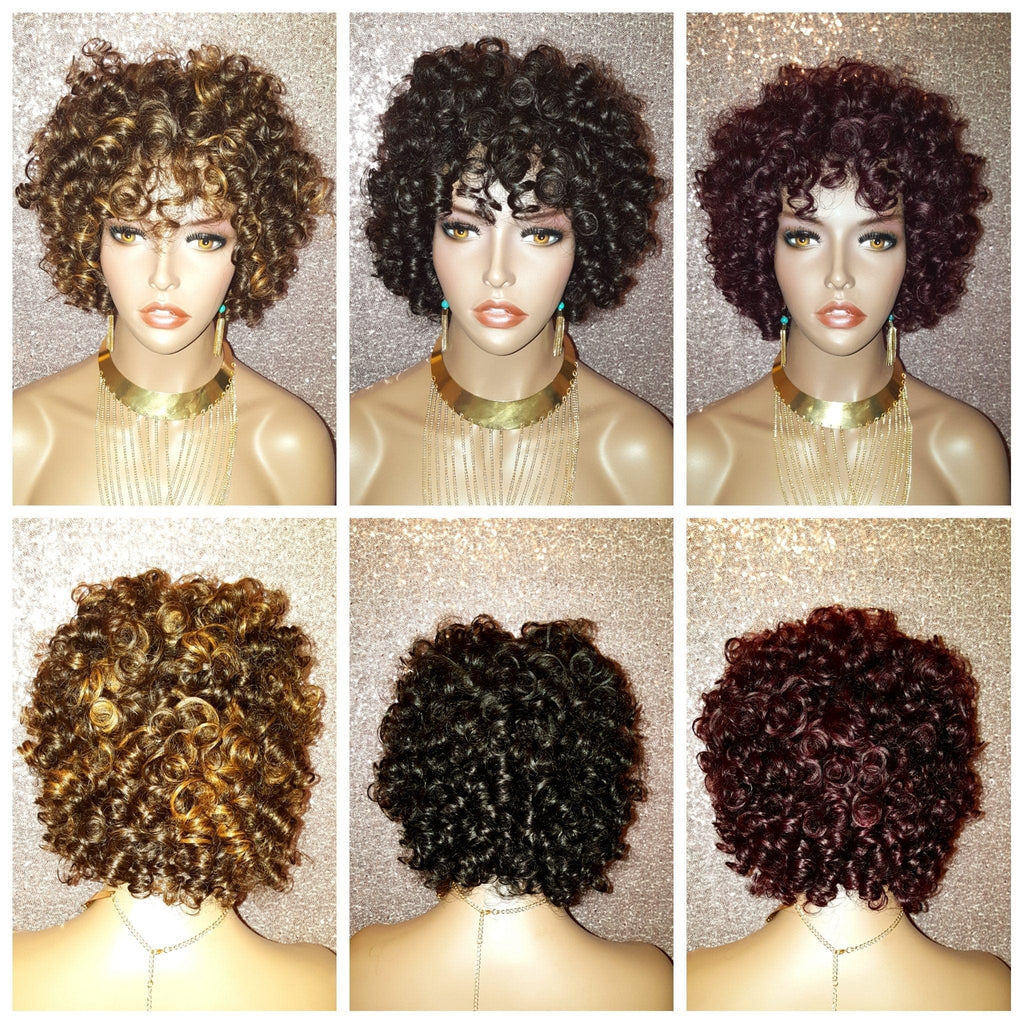 Body Curl Mink Brazilian Remy 100%Human Hair Full Cap Wig - Beauty Blessing Wigs & Hair Extensions Boutique