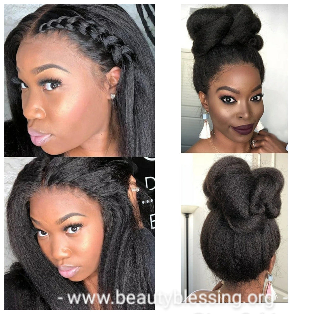 Indian Remy Glueless Lace Front Wig