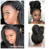 Indian Remy Glueless Lace Front Wig
