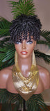 Bang Ponytail Afro Hair Bun and Bang Curly Hair Ponytail 2pc Set Hair Piece Set - Beauty Blessings LLC