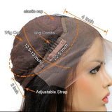 Ombre Wig Brazilian Remy Wavy Short Human Hair Wig 13X6 Deep Part Bob Lace Front Wig Preplucked With Baby Hairs Honey Caramel Blonde - Beauty Blessing Wigs & Hair Extensions Boutique