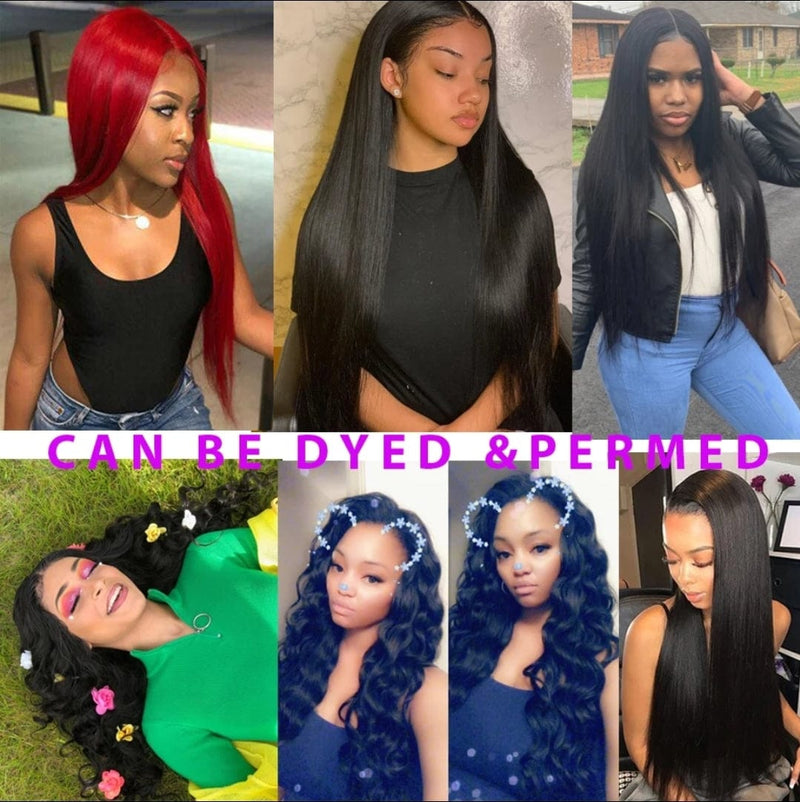Peruvian Hair Bundles Straight Human Hair Weave Hair Extension Bundles Remy Hair - Beauty Blessing Wigs & Hair Extensions Boutique