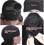 Headband Wigs Water Wave  Human Hair Wigs Mink Brazilian Remy Human Hair Glueless - Beauty Blessing Wigs & Hair Extensions Boutique