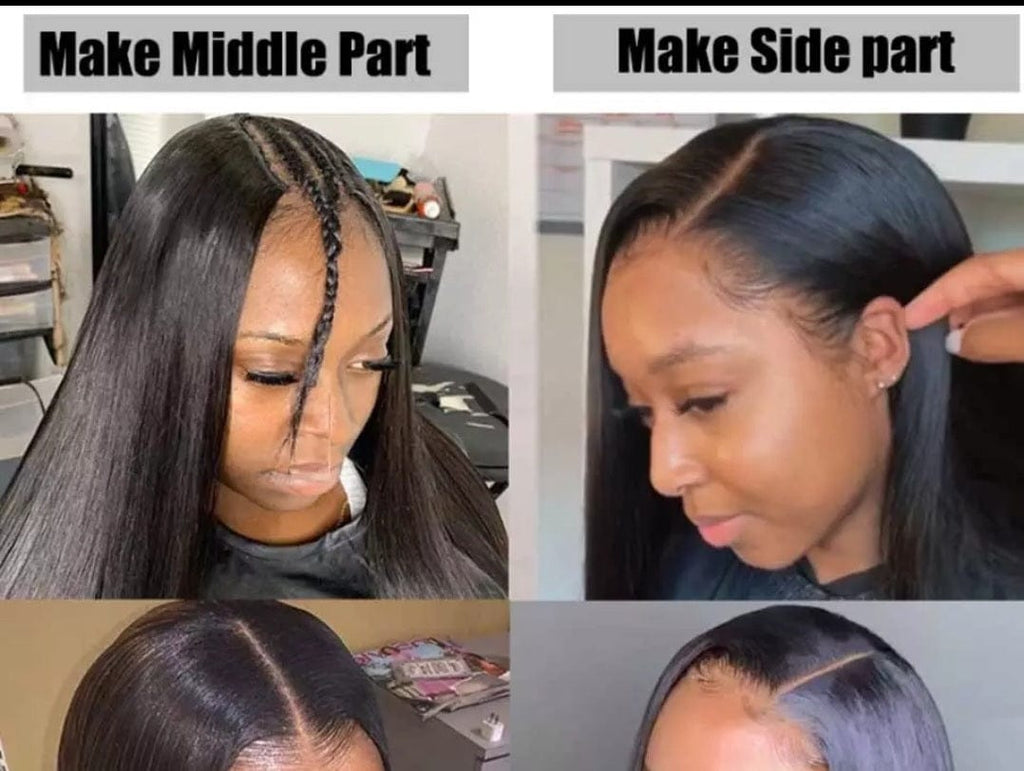 U-Part Wig Body Wave Natural Hairstyle Peruvian Remy Human Hair Wig 170% Density - Beauty Blessings LLC