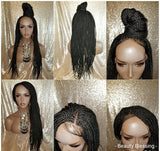 Braided Wig Small Box Braided Flexible Glueless Lace Front Wig Braid Hairstyle Wig - Beauty Blessings LLC