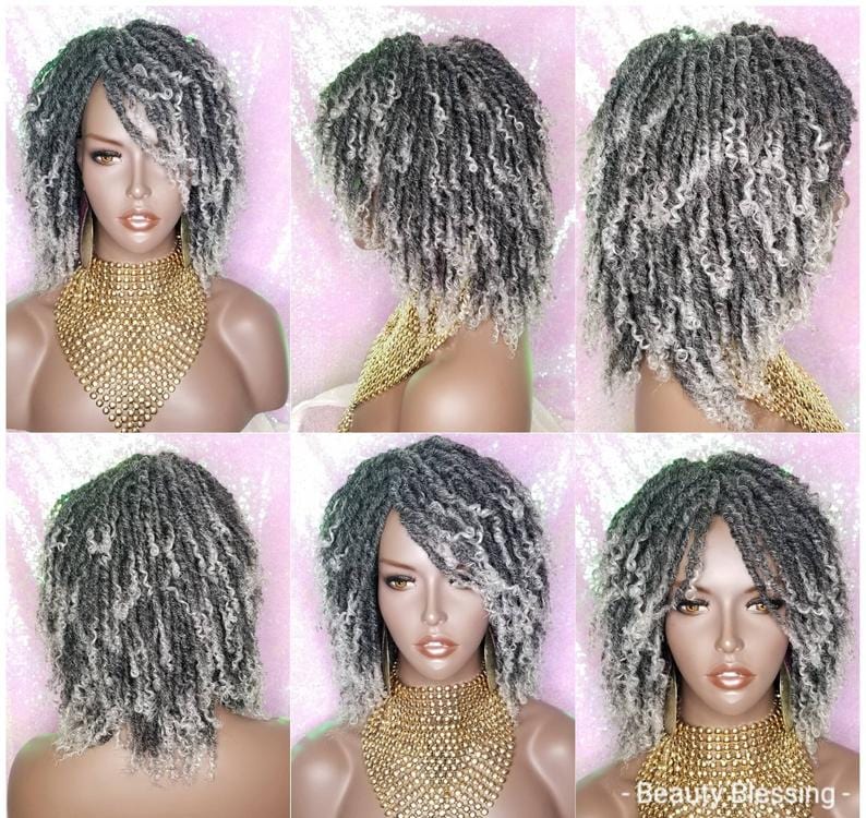 Soft Kinky Twist Locs Natural Style Full Cap Premium Fiber Hair  Wig - Beauty Blessing Wigs & Hair Extensions Boutique