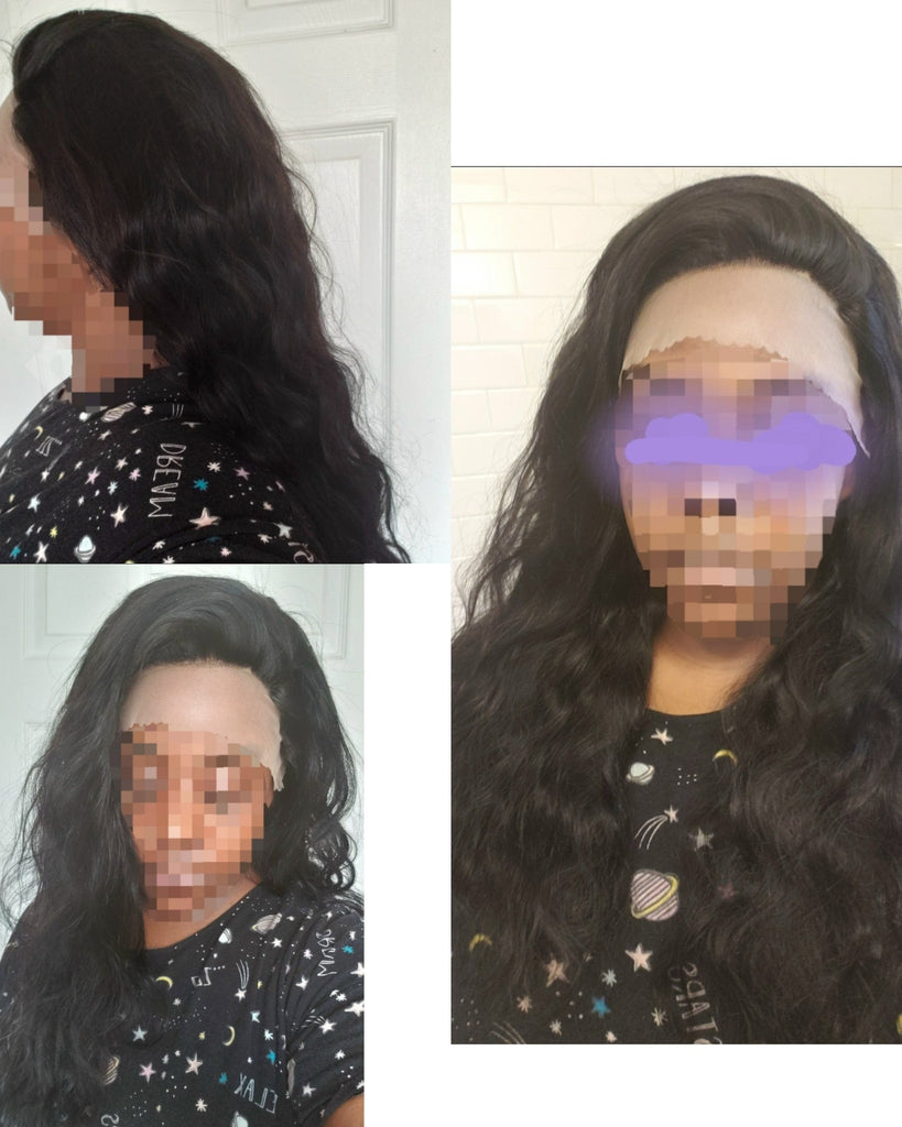 Brazilian Remy Ulta Human Hair Body Wave Lace Frontal Wig Unprocessed Glueless Lace Wig with Baby Hairs 30 inch Hair - Beauty Blessing Wigs & Hair Extensions Boutique