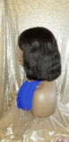 Natural Wavy Bob Ultra Brazilian Remy 100%Human Hair with Bangs - Beauty Blessing Wigs & Hair Extensions Boutique